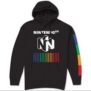 Nintendo 64 Color Bars Men's Graphic Hoodie